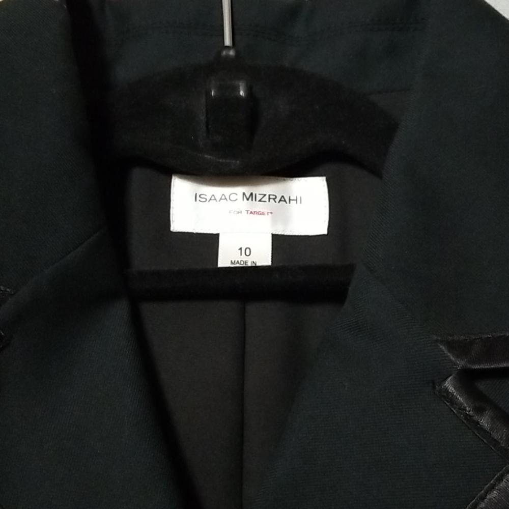 ISSAC Mizrahi Women's Black Suit Jacket 10 Pants 8 - Picture 5 of 8